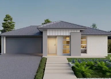Example home facade at The Reserve Drouin